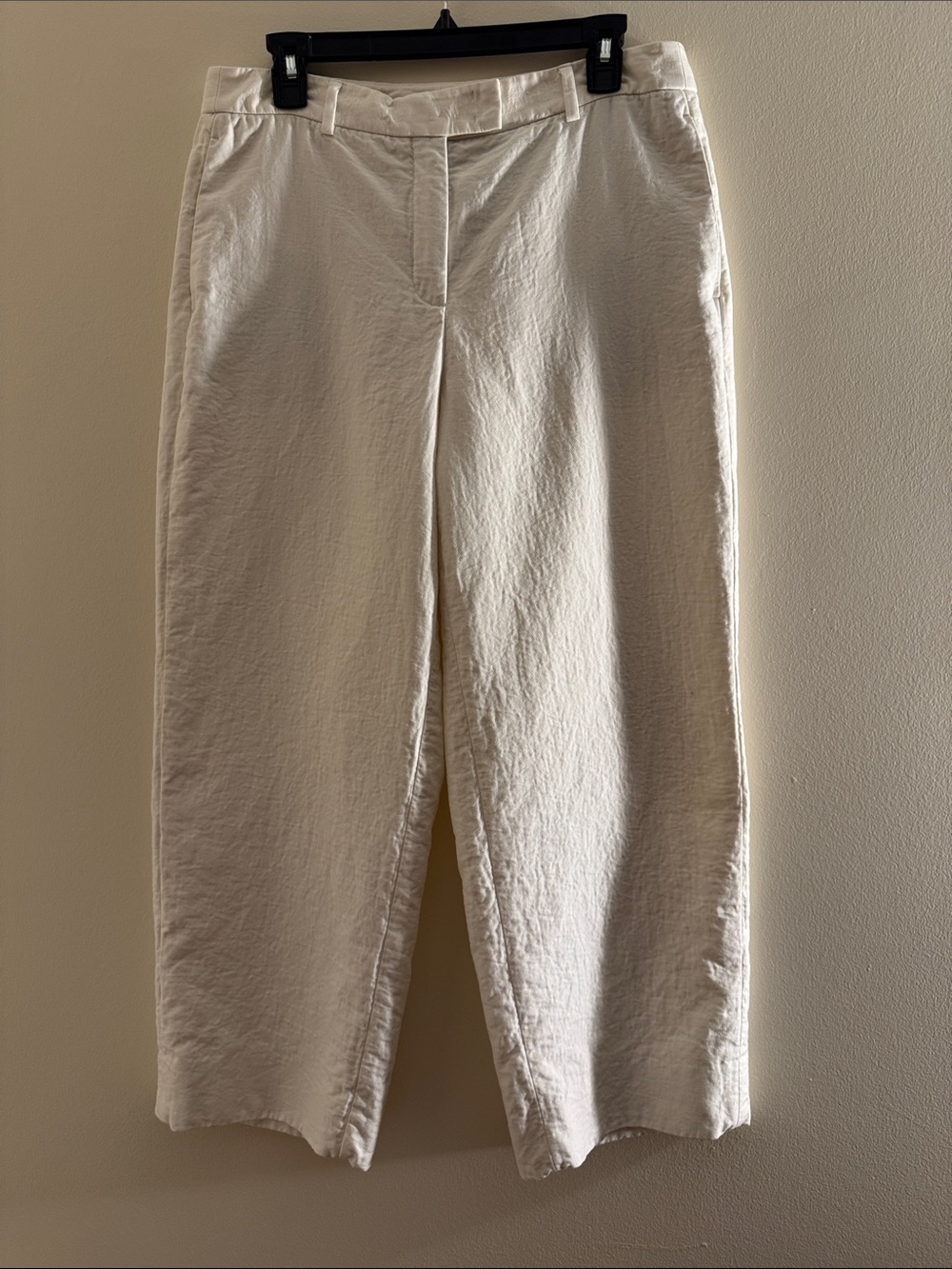 AKRIS White Cropped Pants